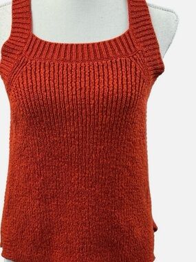 J. Crew women’s Rust Knit Tank Top blouse size medium